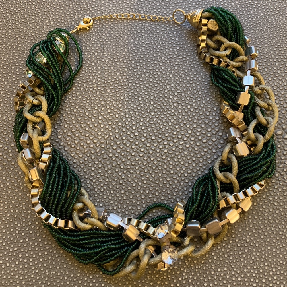 Green Layered Necklace